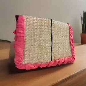 Rattan Messenger Bag