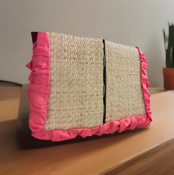 Rattan Messenger Bag